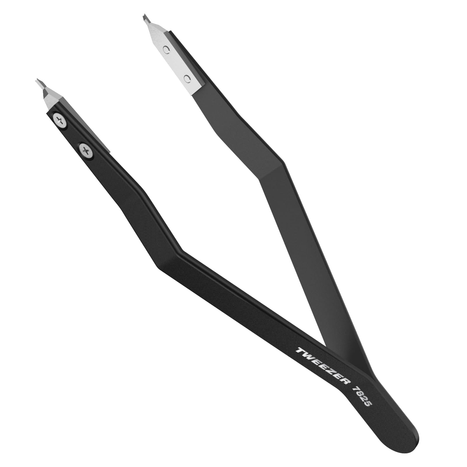 Watch Spring Bar Tool, 7825 Spring Bar Tweezers Lug Removal Fitting Tool (Black)