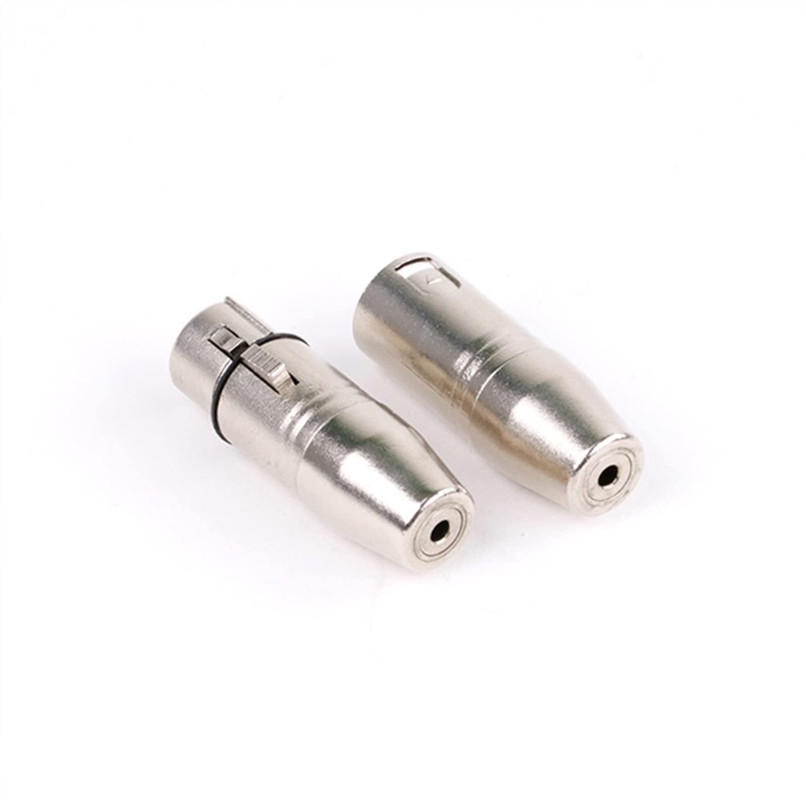 Convertidor de enchufe hembra macho plateado XLR de 3 pines a conector de Audio adaptador de micrófono estéreo Jack de 3,5mm 10 Uds (Size : 10xD1032F)