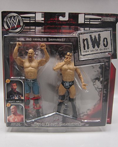Battle for Domination WWE NWO Stone Cold Steve Austin and Scott Hall Wrestling Figures 2-Pack