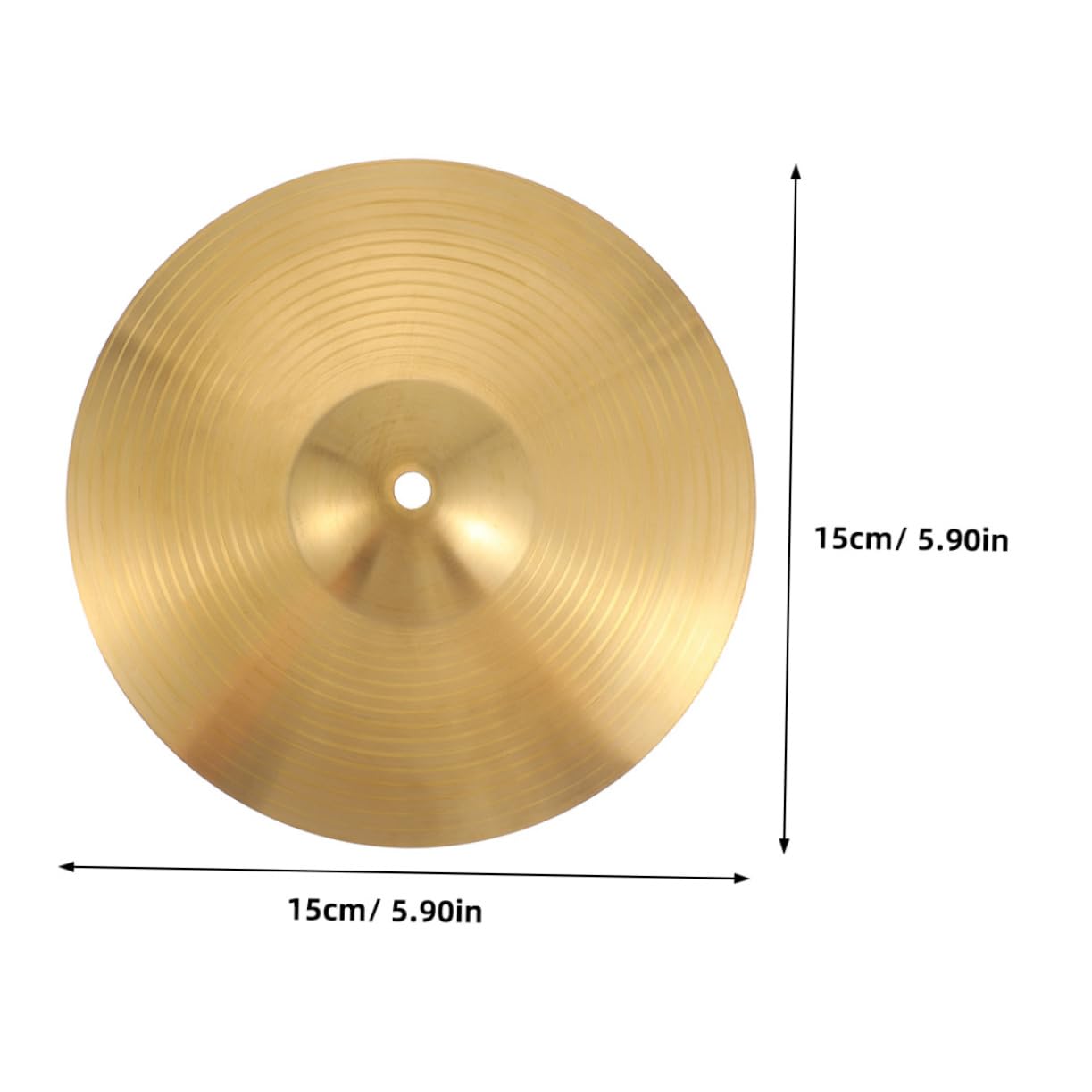 VICASKY Cymbals Drum Set Metal Drum Cymbal for Practice Jazz Drum Crash Cymbal