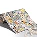 DIYOMR 24/36/72 Slots Pencil Wrap Pencil Rolls, Artist Colored Pencils Roll Up Bag Short Brushes Pouch Case Pencils Organizer for Drawing Coloring and Sketching, NO PENCILS (Cuddly Cat, 72slots)