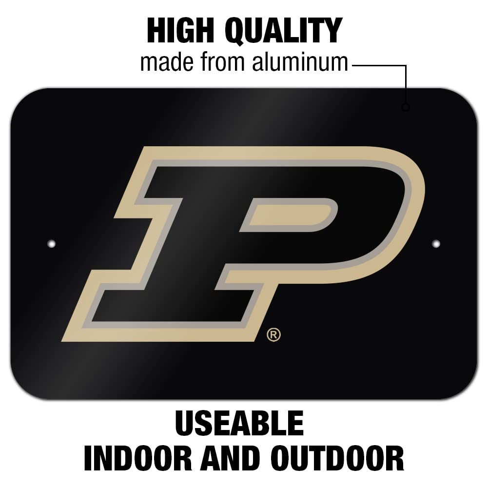 Purdue University P Logo Vinyl Decal - 4x4 Inch, Officially Licensed, Made In USA