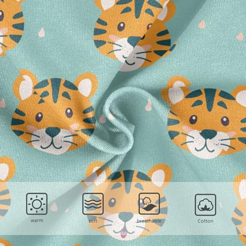 Girl's Cotton Underwear Little Kids Breathable Comfort Briefs Children Panties for 2-8 Years4