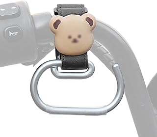 ベビーカー カラビナ フック クリップ - ヘビーデューティーで大容量な収納 | ベビーカーフックのヘビーデューティーバッグホルダー,財布 おむつ 水筒 など 旅行 飛行機 ショッピング スクーター 自転車 歩行器 用 として 使用 可能