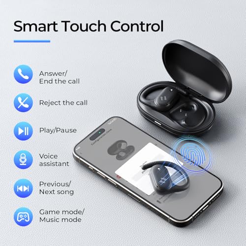 Havit OWS915 Open-Ear Headphones, 64H Playtime Open-Ear Earbuds with IPX5, Deep Bass, Powerful Sound Wireless Bluetooth Headphones - Image 6