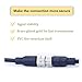 M12 8 Pins Female Connector Cables, Waterproof IP67 Solder Locking System, Brass Gold-Plated Contacts, A Code Straight Aviation Sensor Electrical Cable 60V 2A Industrial Grade Cable (10 Meter)