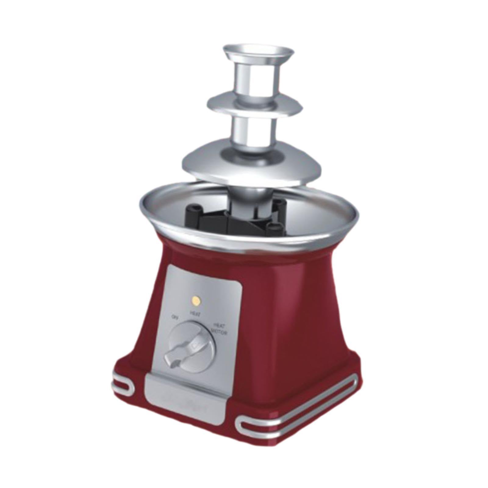 THE STYLE SUTRA 3 Tier Electric Chocolate Fondue 9 inch Tall for Parties Weddings Birthdays-image-49