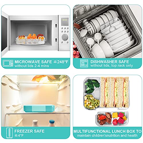Bento-Box Braoses Lunchbox mit 4/6 Fächern für verschiedene Lebensmittel