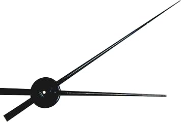 DIY High Torque Wall Clock #3 for Living Dining Room Kitchen Den Office with 17.75" Long Spaded Hands Non-Ticking Silent and Wall Mounting Hub Conceals Movement