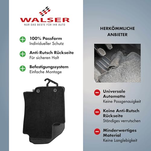 Tapis de sol Opel Crossland WALSER Premium velours robuste - 6