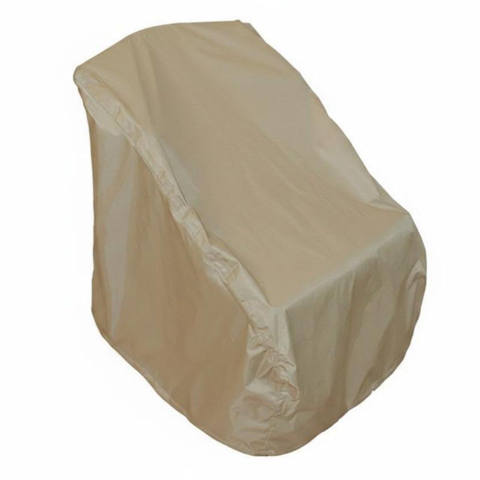 Boat Seat Cover Dustproof Yacht Chair Cover Rainproof Outdoor Boat Seat Protector for Dock Storage Khaki 56-61-64cm | Outdoor Furniture Covers | Patio & Garden Furniture-image-16