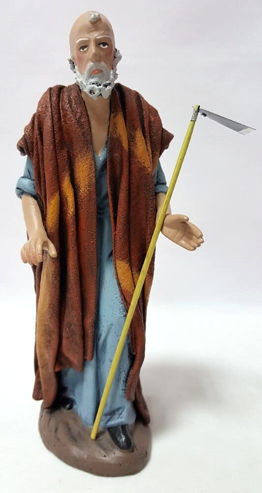 Sztuka Owczarek z motyką, dla figurek 17 cm.