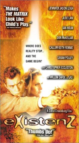 Amazon.com: Existenz [VHS] : Jude Law, Jennifer Jason Leigh, Ian Holm ...