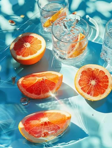 Peinture Diamant Adulte Eau et Fruits pour décorer le salon