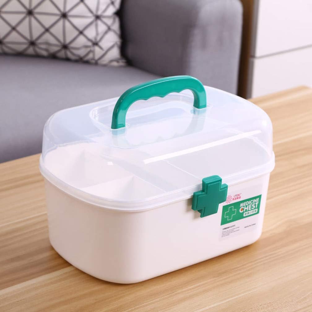 ふるさと割 薬箱 救急箱 ポータブル おしゃれ 大容量 化粧品収納 収納ケース ケース ボックス Www Treadmillrated Com