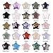 Bulk Star Shaped Gemstones Mixed Charms Star for Jewelry Making,Star Stones for Crafts-15 pcs (Star-15pcs)¡­