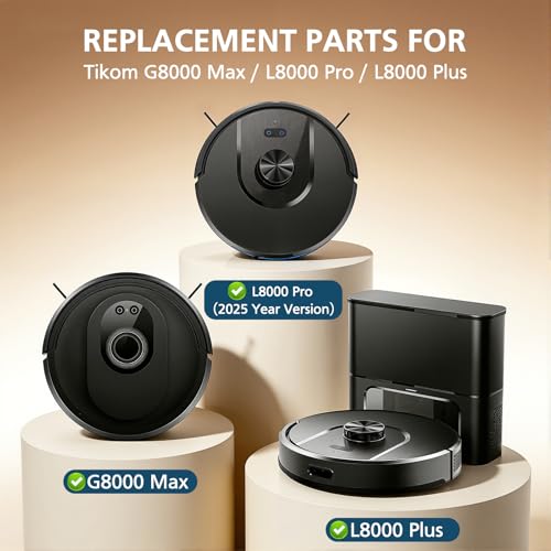 Image of G8000 Max Replacement Parts for Tikom G8000 Max Robot Vacuum