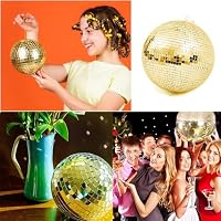 SSyang Quadratische Mosaik Spiegel Fliesen, 200 Stück, 10 * 10mm, für DIY Projekte, Wand, Basteln & Dekoration Mosaik Spiegel Deko, Wohnzimmer & Badezimmer (Gold) – Ansicht 5