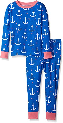 Little Blue House By Hatley Girls' Pajama Set Nautical Anchors