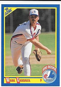 Mark Gardner 1990 Score Montreal Expos Rookie Card #639