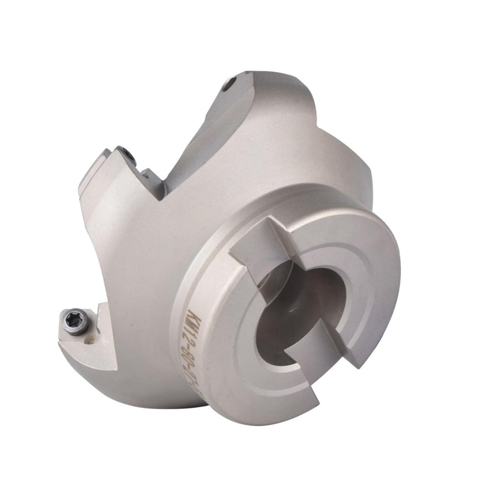 Brocas de enrutador Fresadoras frontales de losa KM12 50 mm 63 mm 80 mm 100 mm herramientas de fresado for inserciones Fresas SEKT1204 y SEHT1204 (KM12-63-22-4T)(KM12-100-32-5T-SEHT)