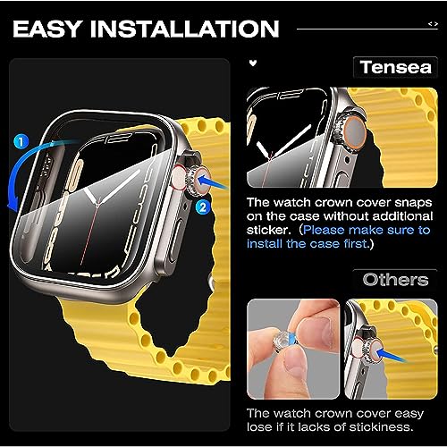 Protecteur d'écran Apple Watch 40mm boîtier PC blanc style Ultra - 6
