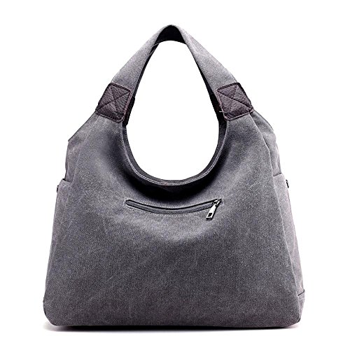 YMMONLIA Mujer Bolsos de mano lona de hombro totes bandolera Shoppers Bolsa de playa