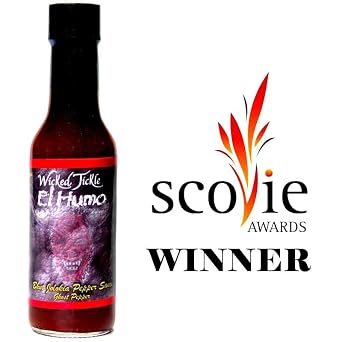 Wicked Tickle Hot Sauce Gift Set, 4 Pack Ghost & Scorpion Sauces, 5 oz Bottles