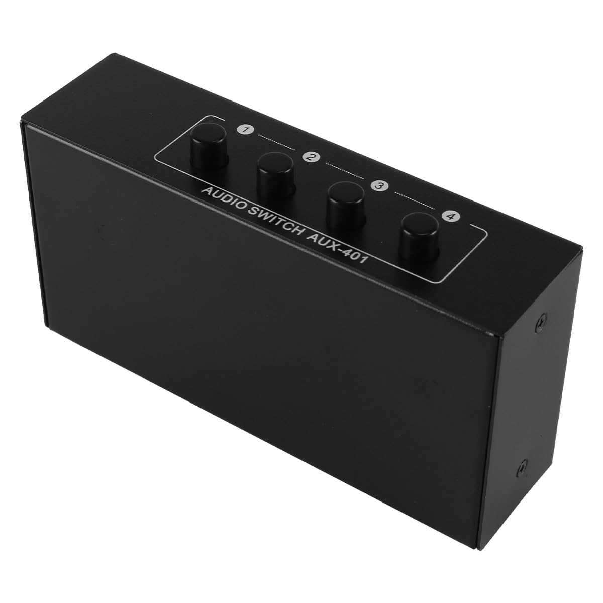 Commutateur Audio auxiliaire 4 entrées 1 Sortie, sélecteur Audio stéréo 4x1 Passif 3,5 mm Aux G/D RC-A, boîtier de Commutation Audio analogique