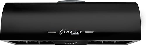 Miniatura 8 de Unique Appliances Campana extractora clásica retro, campana extractora eléctrica con 3 velocidades de ventilador y 2 luces LED, 30 pulgadas, Ocean