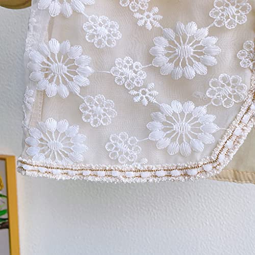 SUWIAKLALL Conjunto de camiseta para meninas saia para banquete de verão casamento crianças kit tops