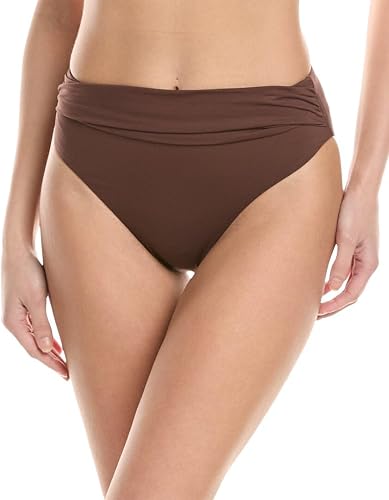 Helen Jon Womens Shirred Bottom, Xs, Brown