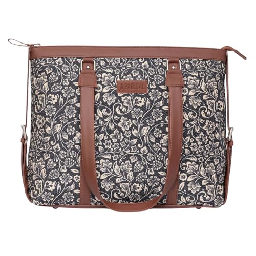 Image of Stylish Tote Bags for Office Use | Laptop Bag 15.6 inch | Purse for Women | Vegan Leather Handbag | Daily & Travel Use |