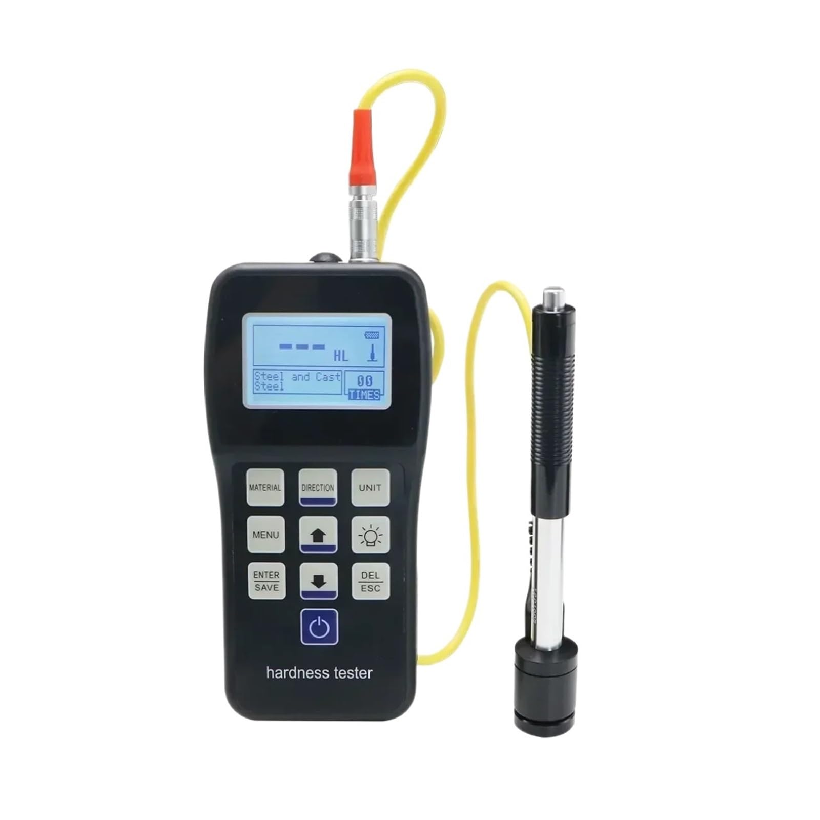 Mthckxjbsuz One Color Hardness Tester, Portable Leeb Hardness Testers Durometer For Metal Steel Lcd Display Digital Meter