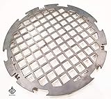  Becker Design Branding Grillrost 6mm für Feuerplatte  Plancha  Grillplatte mit 30cm Feuerloch