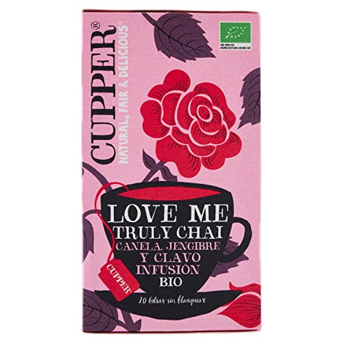 Cupper Infusión Love Me Truly, 20 Bolsitas (Bio) - Imagen 4