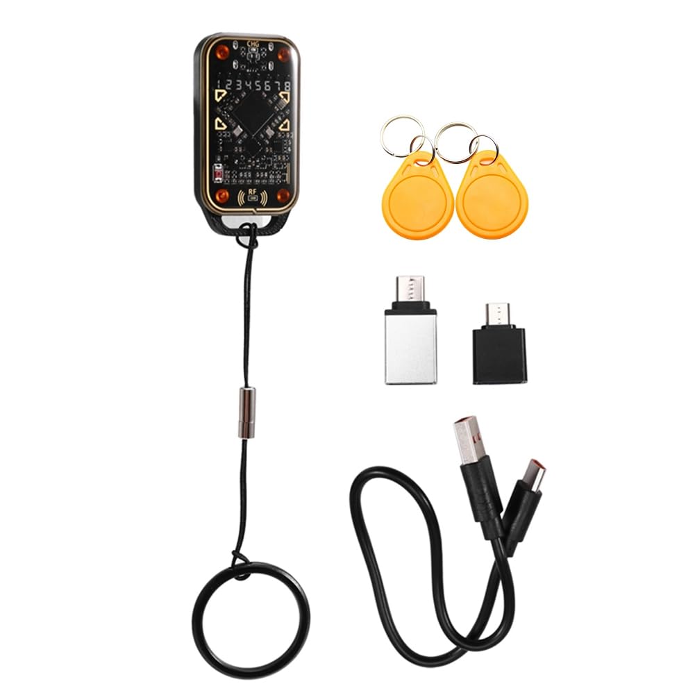 Chameleon Ultra V3.0 czytnik kart inteligentnych RFID 125 kHz 13,56 MHz ID IC karta inteligentna NFC Tag Copyer +2 x UID brelok