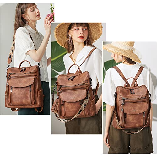 Shrrie Backpack Purse For Women Fashion Leather Backpack Purse Designer Travel Backpack Convertible Shoulder Bag With Wristlet #TOP1