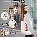 Tarklanda Regalos Personalizada para Mujer Inicial Bolsa de Compras Letras Tote Bag con Bolsillo Imagen de Tarklanda Regalos Personalizada para Mujer Inicial Bolsa de Compras Letras Tote Bag con Bolsillo