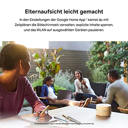 Mesh-WLAN Google GJ2CQ Wifi Router für zuverlässige WLAN-Abdeckung