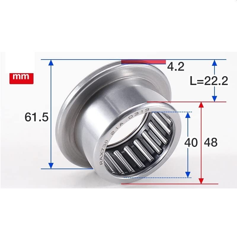 Roulement à aiguilles RAX740 combiné pour guidage axial et radial - 3