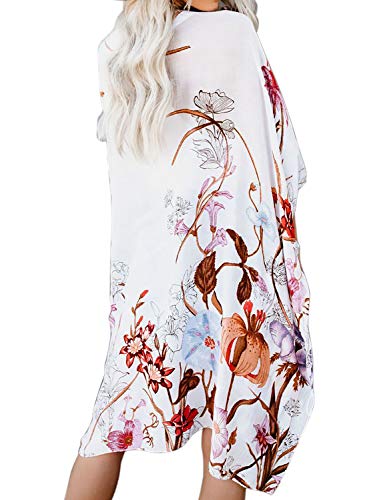 Image of Jayscreate Women's Breezy Summer Boho Kimonos Sheer Beach Cardigan Cover Up