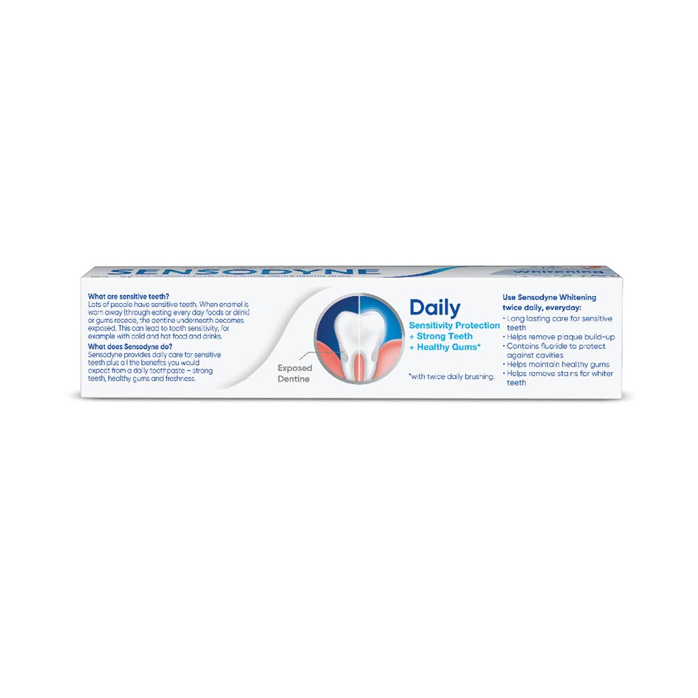 Sensodyne Sensitive Toothpaste Whitening - 70 g
