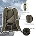 Hannibal Tactical MOLLE Assault Backpack, Tactical Backpack Military Army Camping Rucksack, 3-Day Pack Trip w/USA Flag Patch, D-Rings, Olive
