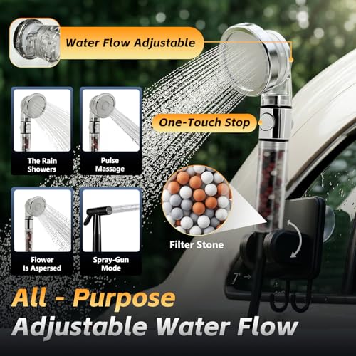 BSEED Portable Shower for Camping with Immersion Water Heater Review product image