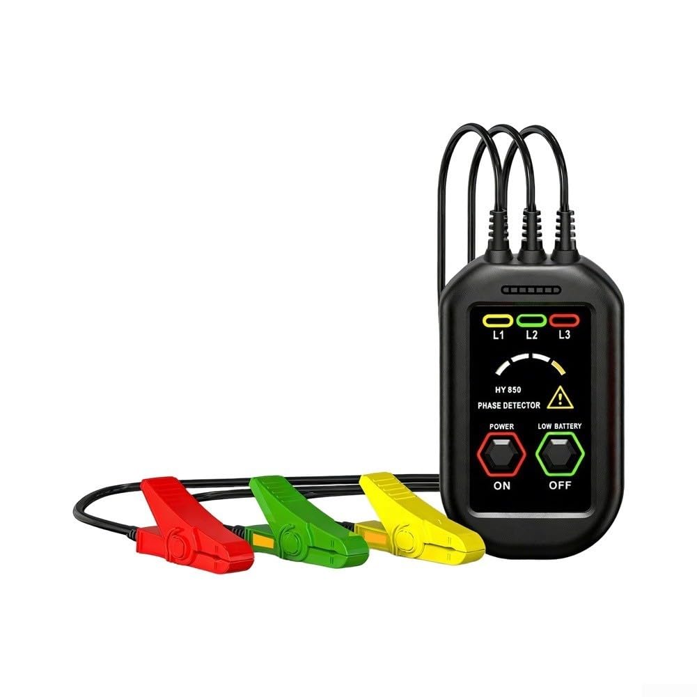 Detector de voltaje trifásico con LED y señal acústica