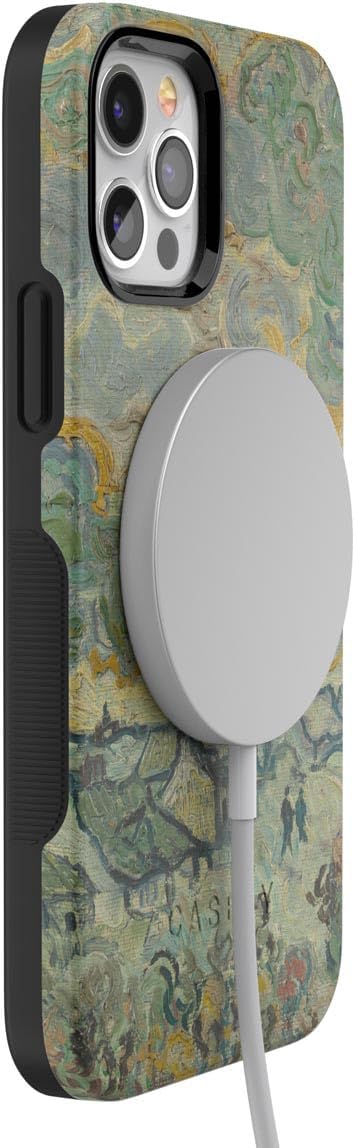 Casely iPhone 12/12 Pro Case | Van Gogh | Reminiscence of Vincent | Bold Protective Design | Compatible with MagSafe