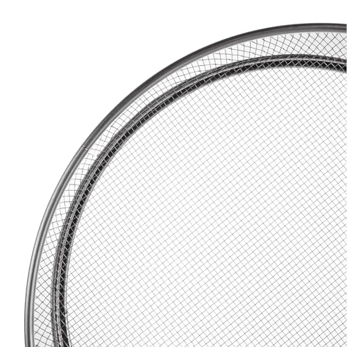 GBACHOOSE 2PCS Gardening Sand Soil Compost Sifter 12 Inch, 3mm Sieve Stainless Steels Sifter Screen Garden Soil Sifter, Dirt Strainer for Yard Work Soil Sieve for Sand Rocks Dirt Compost - Thumbnail 5