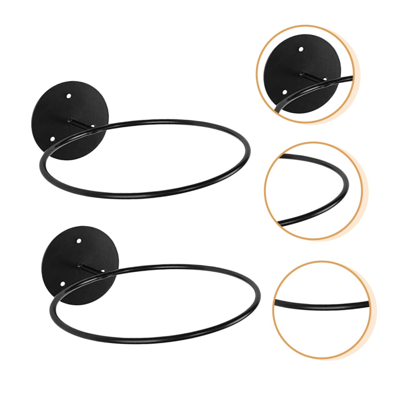 OSOLADY 1Set Professional Basketball Storage Mounted Holder for Basketballs Soccer Balls and Sports Equipment Durable Construction Easy Installation