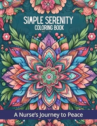 Simple Serenity Adult Coloring - 51DZJ6MZV2L. SX342 SY445